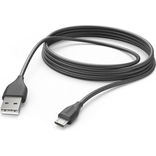 Hama Ladekabel, USB-A - Micro-USB, 3 m, Czarny () - 00201588 Inna marka