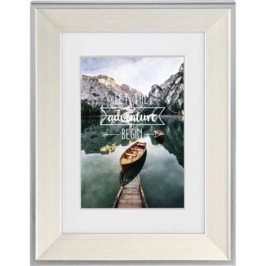 Hama Sierra - Polistyren - Biały - Einzelbilderrahmen - 13 x 13 cm - Nachdenklich - Landschaftsportrait (00175564) Hama