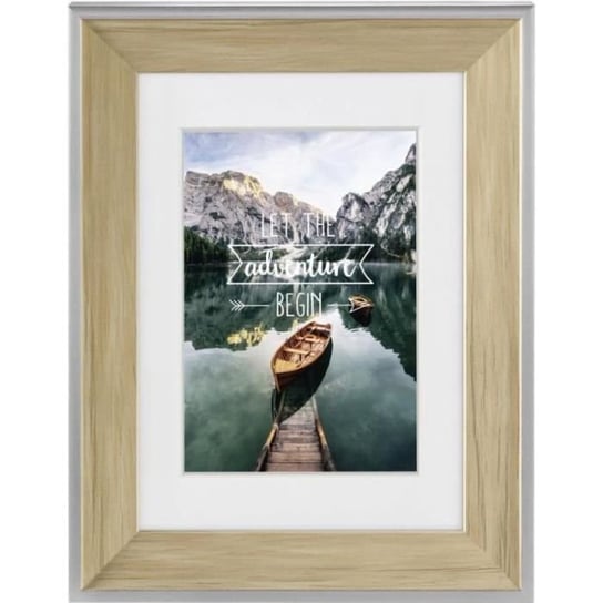 Hama Sierra - Polistyren - Holz - Einzelbilderrahmen - 13 x 13 cm - Nachdenklich - Landschaftsportrait (00175548) Hama