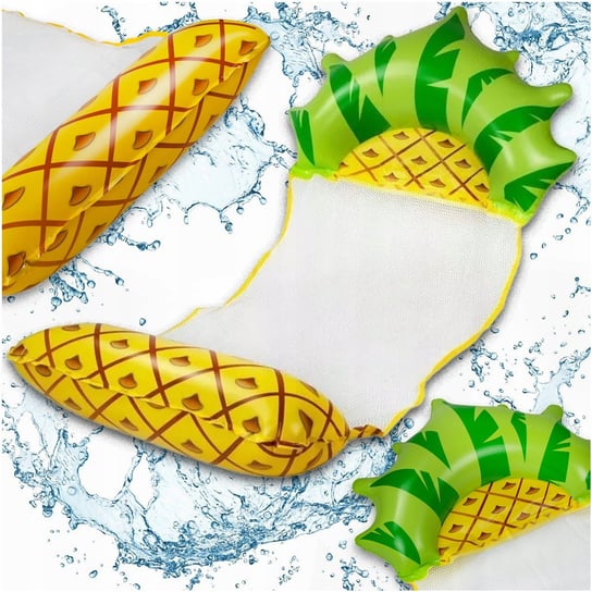 HAMAK WODNY MATERAC DO PŁWANIA ANANAS LEŻAK 135x80 DomoweHity24