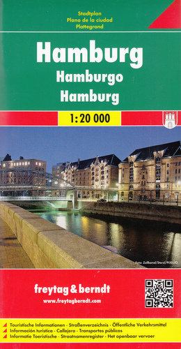 Hamburg. Plan miasta 1:20 000 Freytag & Berndt
