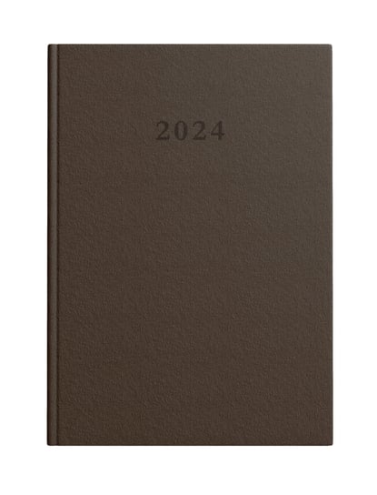 Hamelin, Kalendarz Top 2000 Standard 2024 A4 Dzienny,  Brązowy Hamelin