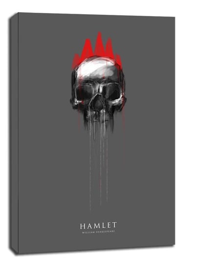 Hamlet William Szekspir - obraz na płótnie 90x120 cm Galeria Plakatu