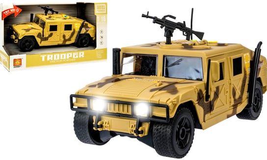 Hammer Auto Wojskowe Z Karabinem Światło Dźwięk Lean Toys