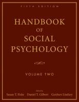 Handbook of Social Psychology Fiske Susan T., Gilbert Daniel T., Lindzey Gardner