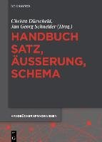Handbuch Satz, Äußerung, Schema Gruyter Mouton