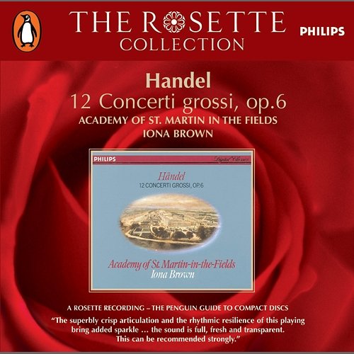 Handel: 12 Concerti Grossi, Op.6 Academy of St Martin in the Fields, Iona Brown