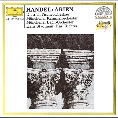 Handel: Arias Münchener Kammerorchester, Hans Stadlmair, Münchener Bach-Orchester, Karl Richter