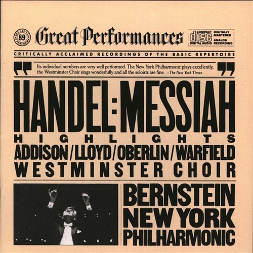 Handel: Messiah Highlights Leonard Bernstein
