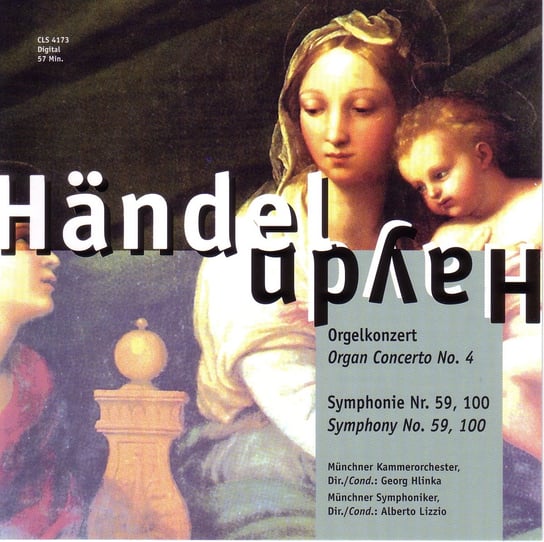 Handel: Orgelkonzert Nr 4/ Symphonie Nr 59, 100 Munchner Kammerorchester, Munchner Symphoniker, Biber Johann