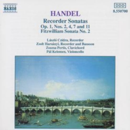 Handel: Recorder Sonatas. Op. 1. Nos. 2, 4, 7 And 1 Various Artists