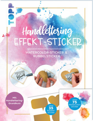 Handlettering Effekt-Stickerbuch Frech Verlag Gmbh