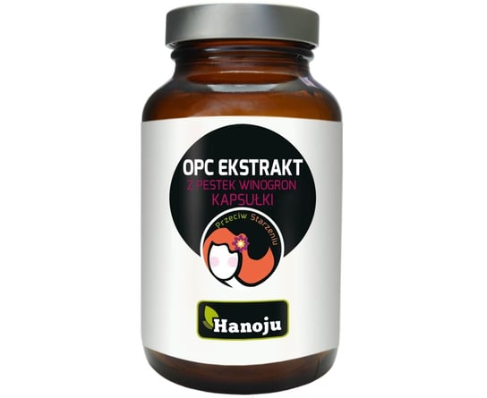 Hanoju, OPC Ekstrakt z winogron 400 mg, Suplement diety, 150 kaps. Hanoju