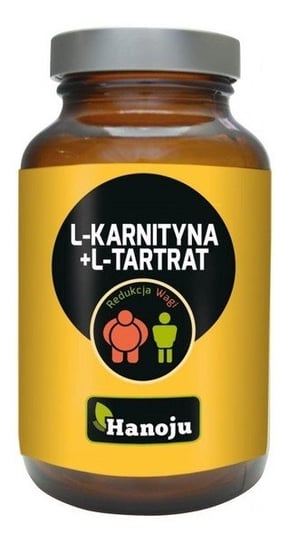 Hanoju, suplement diety L-karnityna + l-tartrat, 90 kapsułek Hanoju