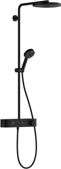 Hansgrohe Pulsify S ShowerTablet Select zestaw prysznicowy ścienny termostatyczny z deszczownicą czarny mat 24221670 Inna marka