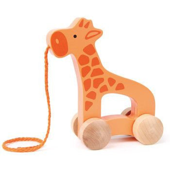 Hape, zabawka do ciągnięcia Żyrafa na sznurku Hape