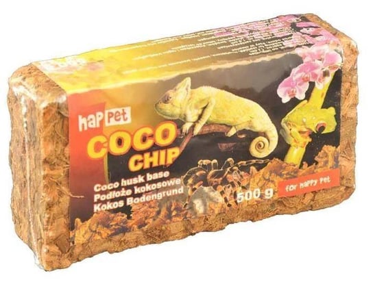 Happet Kostka Kokosowa Chips dla Gadów 500g Happet