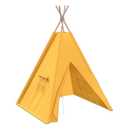 Happiness, namiot Tipi, słoneczny żółty, 110x110x155cm Happiness