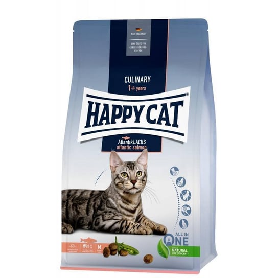 HAPPY CAT Culinary Atlantic Salmon sucha karma dla kotów dorosłych łosoś atlantycki 10 kg Happy Cat