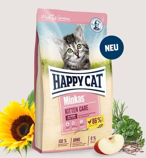 HAPPY CAT Minkas Kitten Care 10kg Happy Cat