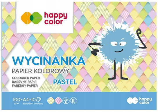 Happy Color, Papier kolorowy Pastel, Pakiet 10szt. Happy Color
