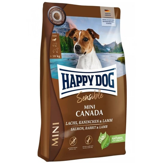 Happy Dog Mini Canada KRÓLIK JAGNIĘĆINA MAŁE PSY 4kg HAPPY DOG