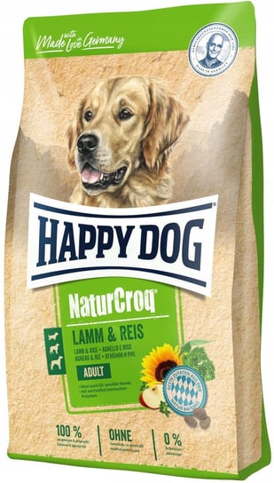 Happy Dog Naturcroq Adult Lamb Rice 15 Kg + 3 Kg HAPPY DOG