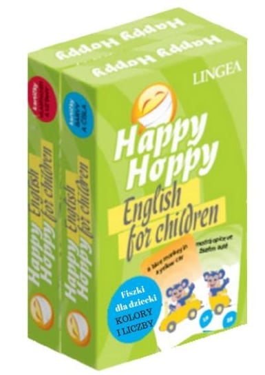 Happy Hoppy. English for children. Fiszki dla dzieci. Kolory i liczby Opracowanie zbiorowe