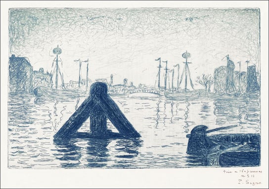 Harbor in Holland–Flushin, Paul Signac - plakat 40x30 cm Galeria Plakatu