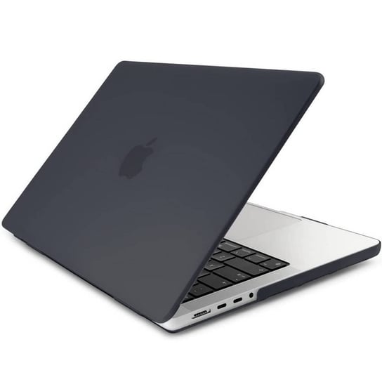 Hard Case matowe etui do MacBook Pro 16" A2485 M1 Pro / M1 Max (2021) (Matte Black) D-pro