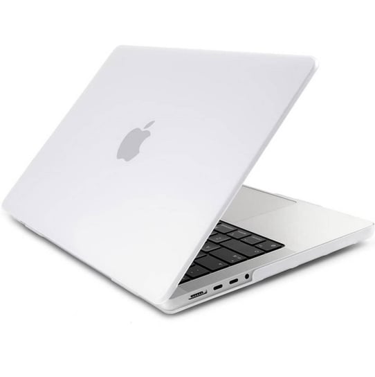Hard Case przezroczyste etui do MacBook Pro 14" A2442 M1/M2 (2021/2023) (Matte White) D-pro