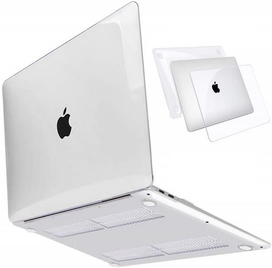 Hard Shell Case Etui Obudowa Macbook Pro 16 (A2141) (Crystal Clear) D-pro