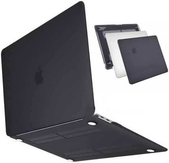 Hard Shell Case Etui Obudowa Macbook Pro 16 (A2141) (Matte Black) D-pro