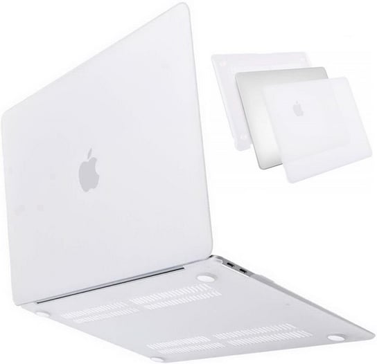 Hard Shell Case Etui Obudowa Macbook Pro 16 (A2141) (Matte White) D-pro