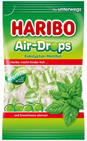 Haribo, cukierki miętowo-eukaliptusowe Air Drops, 100 g Haribo