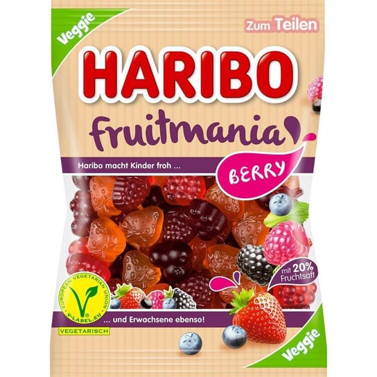 Haribo Fruitmania Berry Żelki Vege 160 g Haribo Haribo