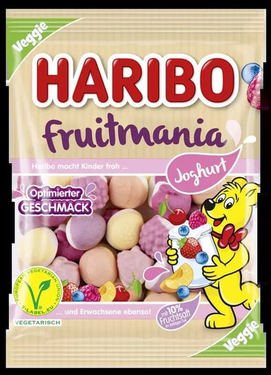 Haribo Fruitmania Joghurt Żelki Vege 160 g Haribo Inna marka