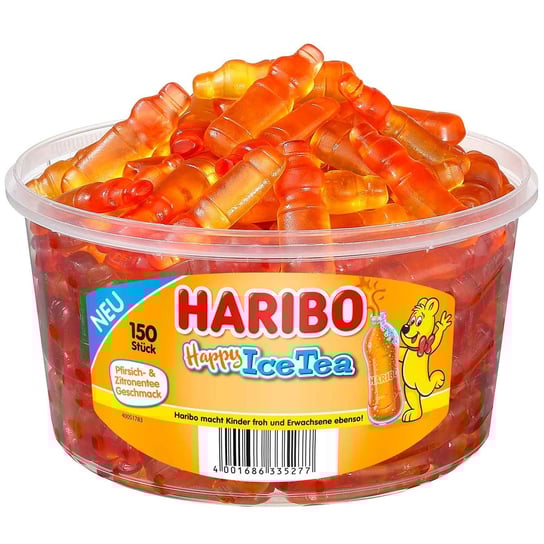 HARIBO Ice tea happy 1,2kg - 150 SZTUK !! Żelki niemieckie Haribo