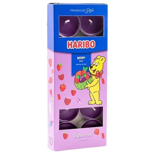 Haribo tealighty zapachowe 10 szt - Berry Mix Haribo