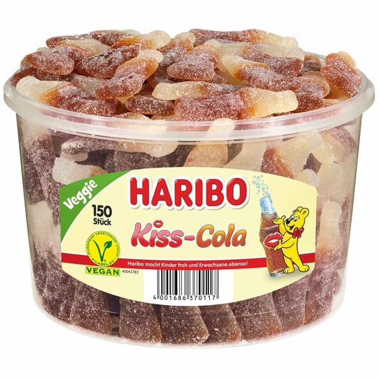 Haribo, żelki o smaku cola Kiss-Cola, 150 sztuk Nestle
