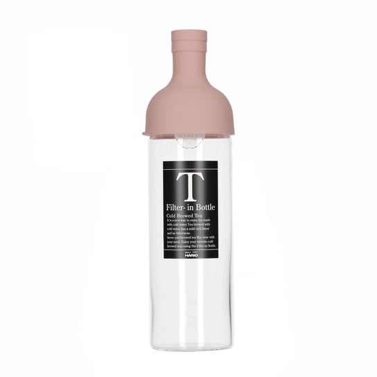 Hario - Filter-In Tea Bottle - Butelka do Cold Brew Pudrowy Róż 750ml Hario
