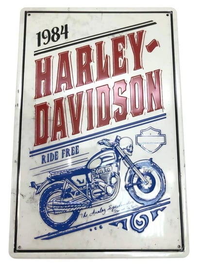 Harley-Davidson 1984 Retro Tablica Blacha Ozdobna Inna marka