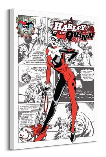 Harley Quinn aka Dr. Harleen Francis Quinzel - obraz na płótnie DC COMICS