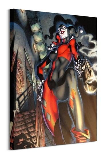 Harley Quinn Gun Smoke - obraz na płótnie Pyramid International