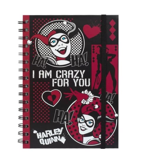 Harley Quinn I Am Crazy For You - notes A5 14,8x21 cm Harley Quinn