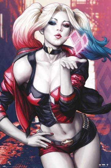 Harley Quinn Kiss - plakat DC COMICS