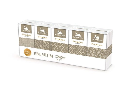 Harmony Premium, Extra Soft, Chusteczki Higieniczne, 10 szt. Freshmaker