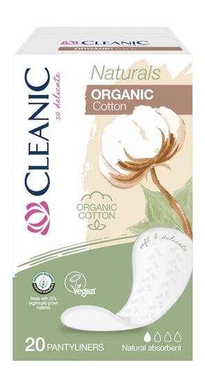 Harper, Cleanic Naturals, Wkładki higieniczne Organic Cotton, 20 szt. HARPER