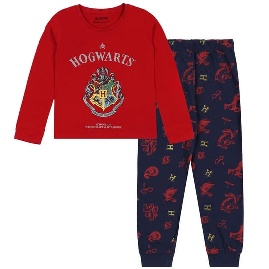 Harry Potter Chłopięca piżama z długimi spodniami, długi rękaw, bawełniana OEKO-TEX Harry Potter