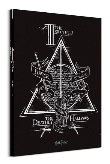 Harry Potter Deathly Hallows - obraz na płótnie Pyramid Posters